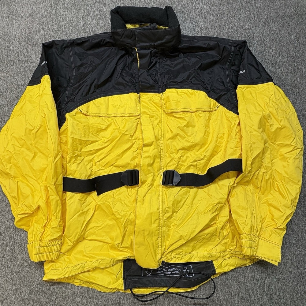 FIRSTGEAR Motorcycle Packable Jacket Mens Size XL Rain Coat First Gear